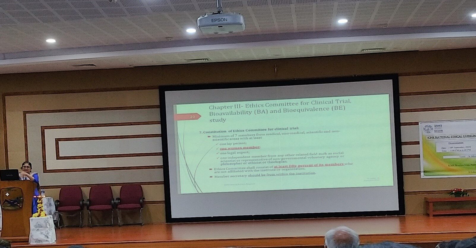 Dissemination Program on ICMR National Ethical Guidelines for Biomedical and Health Research, St Johns Medical College, Bangalore  19th September, 2019