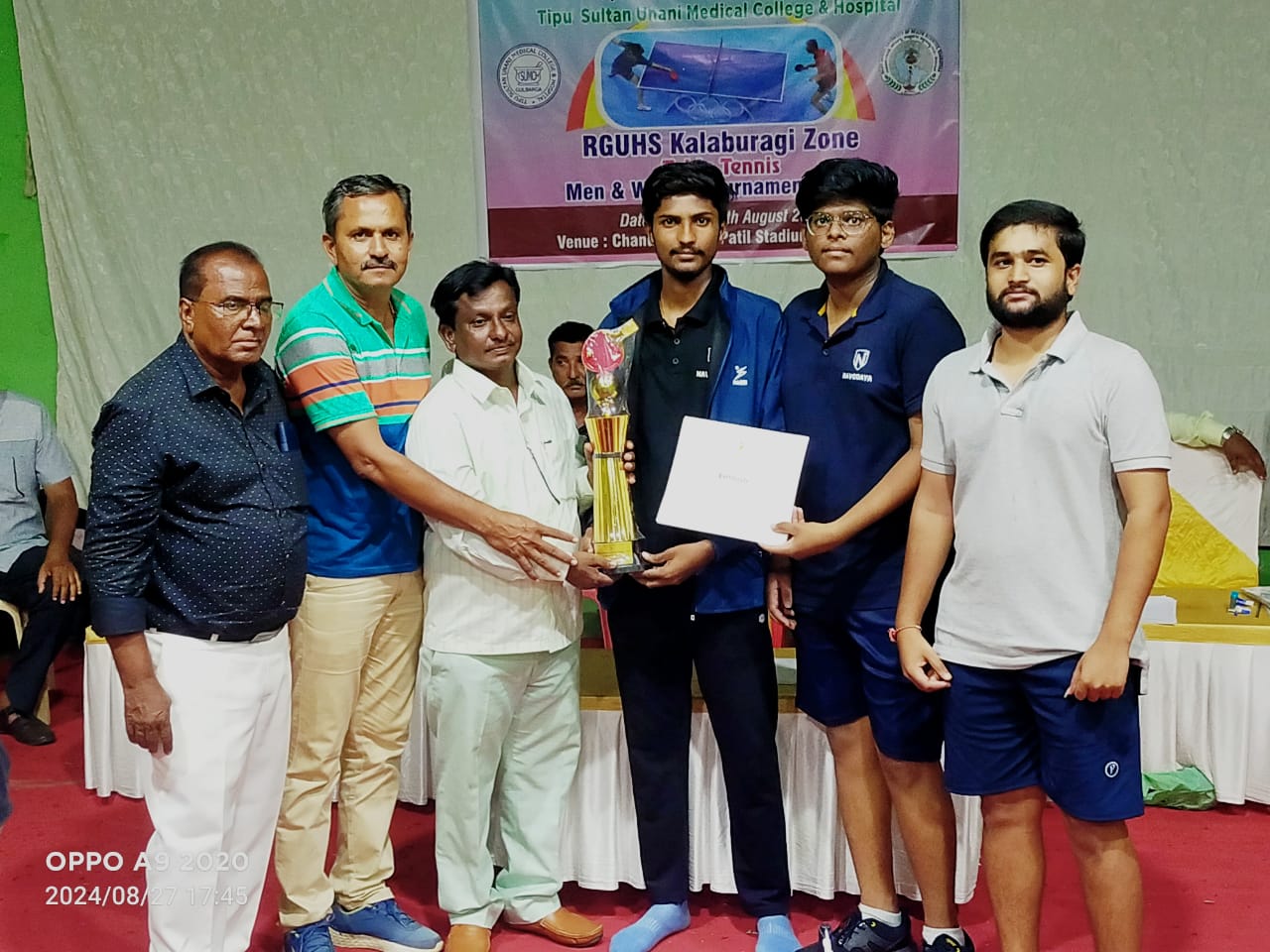 N.E.T PHARMACY COLLEGE SECURED 4th PLACE IN TABLE TENNIS (MEN) RGUHS KALABURAGI ZONE TOURNAMENT 2024-25