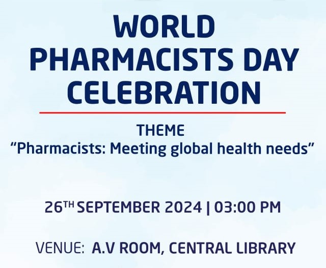 World Pharmacist Day Celebrations 2024